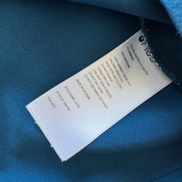 Men’s Figs Small / Medium Scrub Set - Deep Reef / Teal / Blue Green - Picture 5 of 5